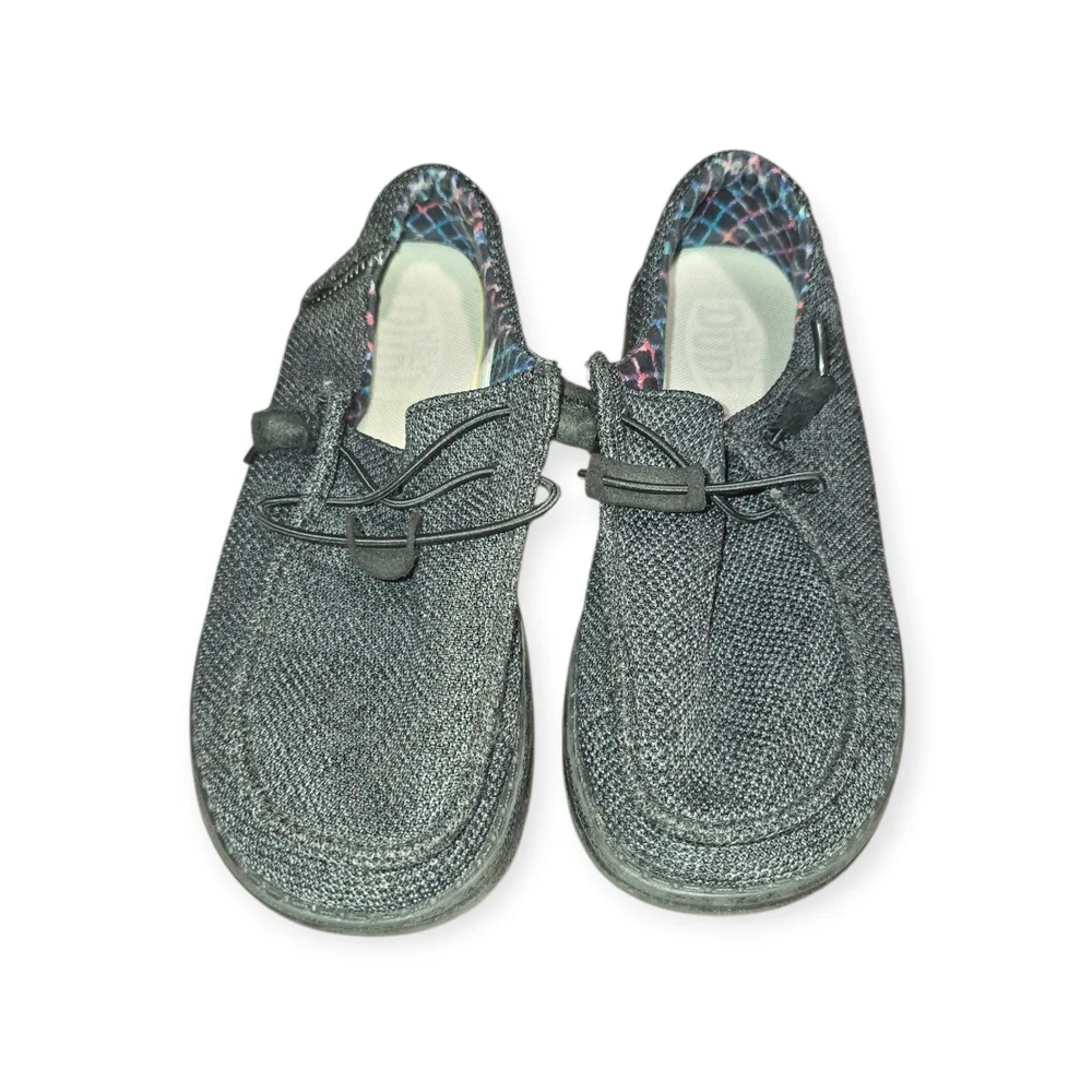 Hey Dude Women's Black Loafers - Picture 2 of 7